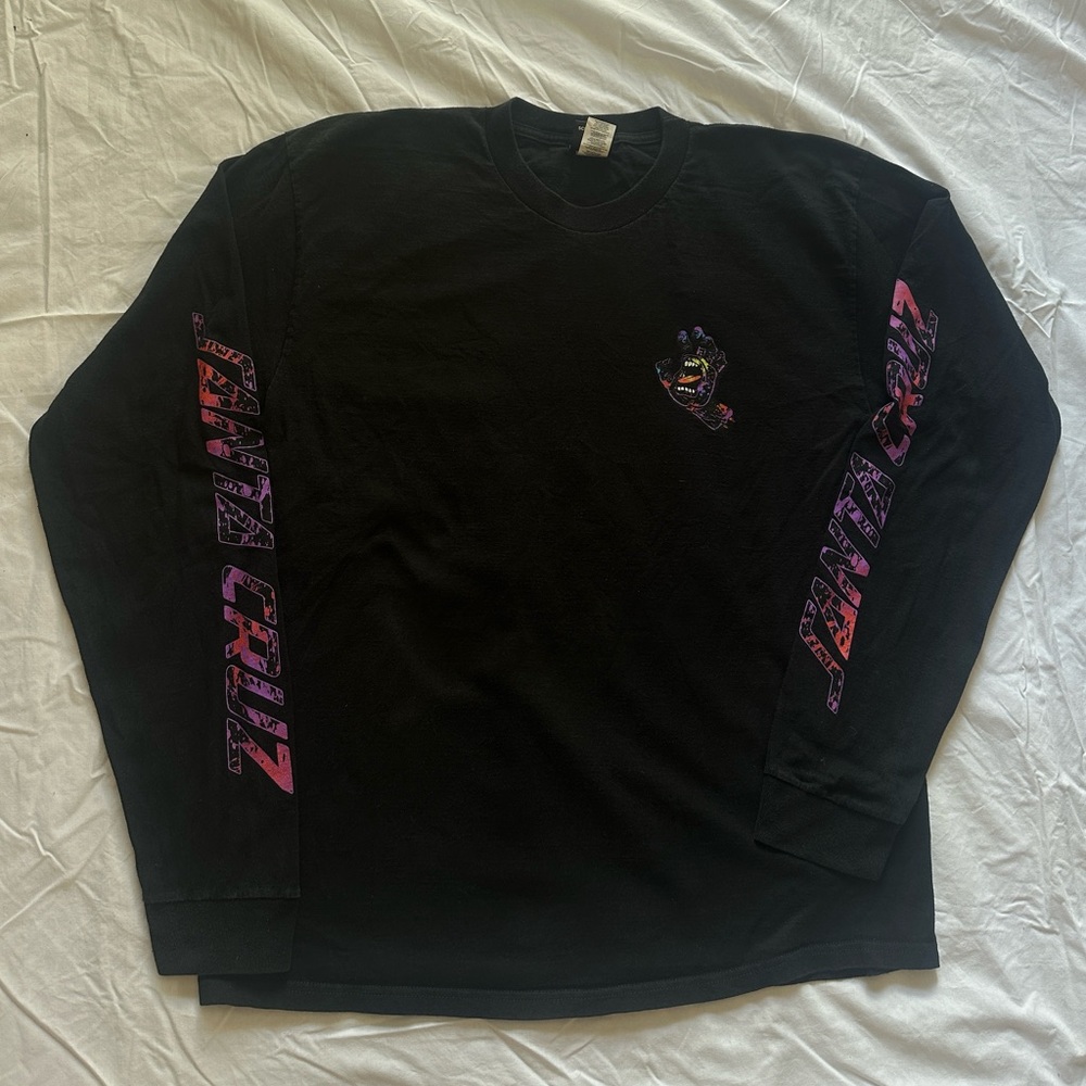 Santa Cruz Skateboards Long Sleeve T-shirt 🩷 Size Large Like New